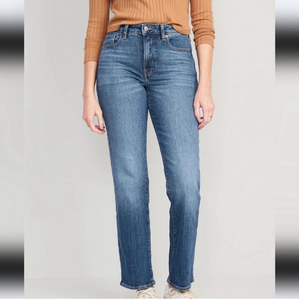 Old Navy High Rise O.G. Straight button fly Jeans size 18
